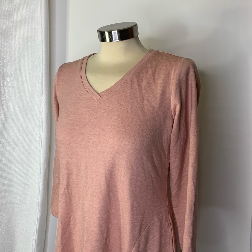 LOGO lounge handkerchief lace hem tunic - Picture 2 of 6
